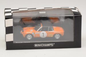 Porsche 914/6 #1 G. Larrousse / J-C. Perramond Rally Monte Carlo 1971 Minichamps 1:43 400716501 Metall – Bild 4 von 4
