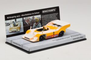 Porsche 917/10 #2 W. Kauhsen Farewell In The Snow Nurburgring 1973 Minichamps 1:43 437736592 Metall – Bild 2 von 5