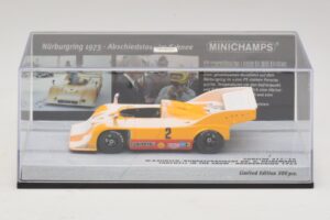 Porsche 917/10 #2 W. Kauhsen Farewell In The Snow Nurburgring 1973 Minichamps 1:43 437736592 Metall – Bild 4 von 5
