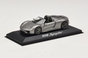 Porsche 918 Spyder Grau Metallic Minichamps 1:43 WAP0201000E Metall – Bild 2 von 4