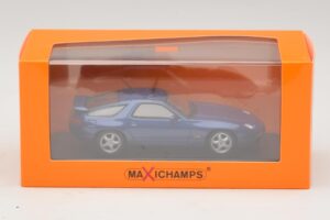 Porsche 928 Blau Metallic Maxichamps 1:43 940068101 Metall – Bild 4 von 4