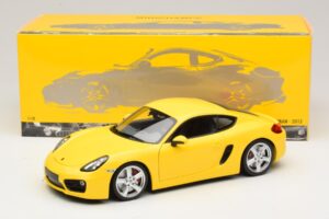 Porsche Cayman 981 Gelb Minichamps 1:18 110062220 Metall – Bild 8 von 8