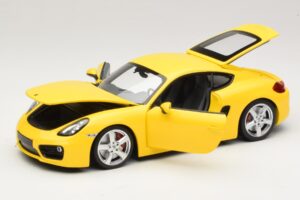 Porsche Cayman 981 Gelb Minichamps 1:18 110062220 Metall – Bild 2 von 8