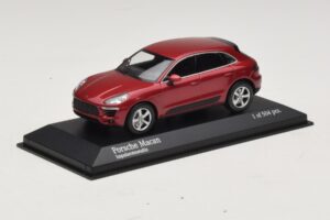 Porsche Macan 95B Rot Metallic Minichamps 1:43 410062600 Metall – Bild 2 von 4