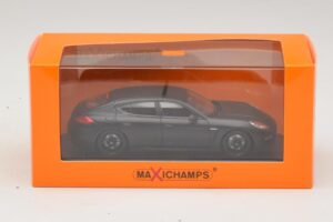 Porsche Panamera 970 Turbo Mattschwarz Maxichamps 1:43 940062370 Metall – Bild 4 von 4