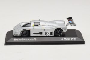 Sauber Mercedes C9 #63 J. Mass / M. Reuter / S. Dickens Winners 24 Hours of Le Mans 1989 Minichamps 1:43 Sauber Mercedes C9 #63 J. Mass / M. Reuter / S. Dickens Winners 24 Hours of Le Mans 1989 Minichamps 1:43 B66041033 Metall