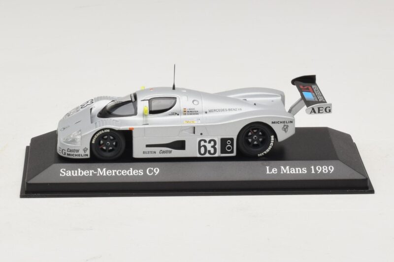 Sauber Mercedes C9 #63 J. Mass / M. Reuter / S. Dickens Winners 24 Hours of Le Mans 1989 Minichamps 1:43 Sauber Mercedes C9 #63 J. Mass / M. Reuter / S. Dickens Winners 24 Hours of Le Mans 1989 Minichamps 1:43 B66041033 Metall