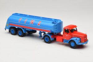 Scania L110S Tanksattelzug FINA Minichamps 1:43 499126970 Metall – Bild 4 von 6