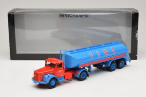 Scania L110S Tanksattelzug FINA Minichamps 1:43 499126970 Metall – Bild 6 von 6