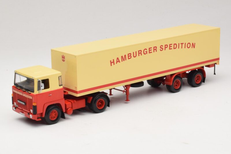 Scania LB111S Koffersattelzug Hamburger Spedition Minichamps 1:43 Scania LB111S Koffersattelzug Hamburger Spedition Minichamps 1:43 499123880 Metall