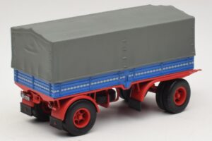 Lkw-Anhänger Blau Rot Minichamps 1:43 439159092 Metall – Bild 2 von 6