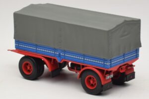 Lkw-Anhänger Blau Rot Minichamps 1:43 439159092 Metall – Bild 5 von 6