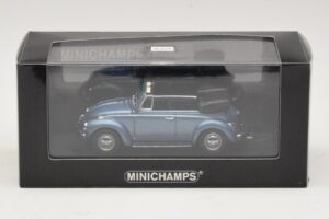 Volkswagen 1302 Cabriolet Blau Metallic Minichamps 1:43 430055042 Metall – Bild 4 von 4