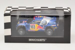 Volkswagen Race Touareg #103 B. Saby / R. Perin Winner Rally Por Las Pampas 2005 Ersatzverpackung Minichamps 1:43 436055303-R – Bild 4 von 4