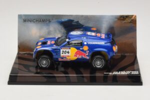 Volkswagen Race Touareg Red Bull #204 J. Kleinschmidt / F. Pons Dakar Rally 2005 Minichamps 1:43 436045304 Metall