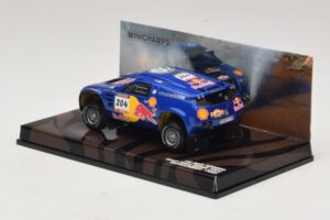 Volkswagen Race Touareg Red Bull #204 J. Kleinschmidt / F. Pons Dakar Rally 2005 Minichamps 1:43 436045304 Metall – Bild 3 von 5