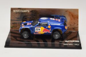 Volkswagen Race Touareg Red Bull #224 B. Saby / Stevenson Dakar Rally 2005 Minichamps 1:43 436045324 Metall