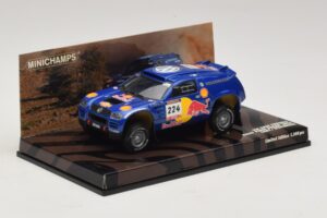 Volkswagen Race Touareg Red Bull #224 B. Saby / Stevenson Dakar Rally 2005 Minichamps 1:43 436045324 Metall – Bild 2 von 5