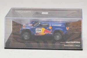 Volkswagen Race Touareg Red Bull #224 B. Saby / Stevenson Dakar Rally 2005 Minichamps 1:43 436045324 Metall – Bild 4 von 5