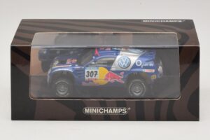 Volkswagen Race Touareg Red Bull #307 B. Saby / M. Perin Dakar Rally 2005 Minichamps 1:43 436055307 Metall – Bild 5 von 5