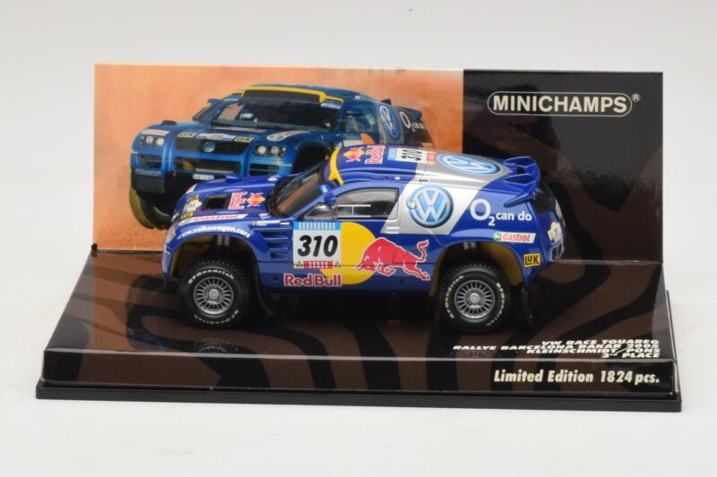 Volkswagen Race Touareg Red Bull #310 J. Kleinschmidt / F. Pons Dakar Rally 2005 Minichamps 1:43 436055310 Metall