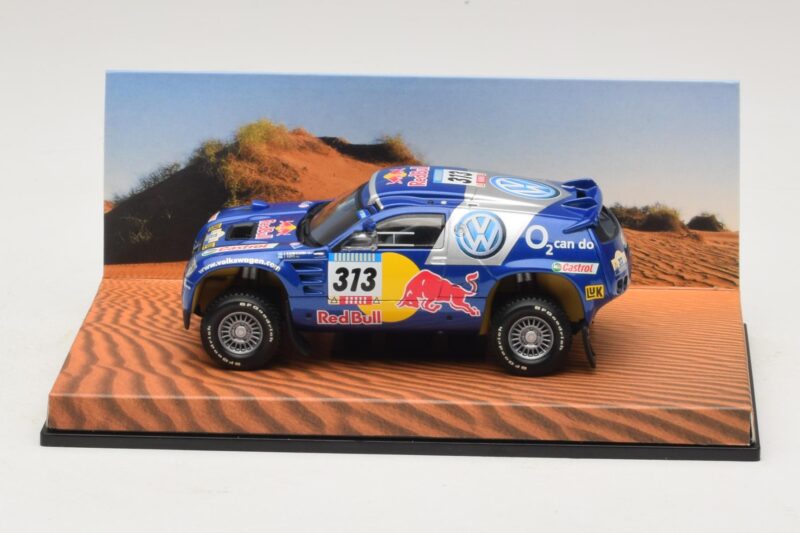 Volkswagen Race Touareg Red Bull #313 Händler Edition 2005 Minichamps 1:43 7LO099400PD313 Metall