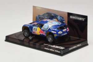 Volkswagen Race Touareg Red Bull #313 J. Kankkunen / J. Repo Dakar Rally 2005 Minichamps 1:43 436055313 Metall – Bild 3 von 5