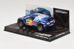 Volkswagen Race Touareg Red Bull #317 Gordon / von Zitzewitz Dakar Rally 2005 Minichamps 1:43 436055317 Metall – Bild 3 von 5