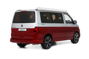 Volkswagen T6.1 California Ocean Tornado Red / Reflex Silver Otto 1:18 OT1342 Resin – Bild 2 von 5