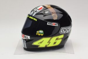 AGV Helm V. Rossi MotoGP Jerez Test 2007 Minichamps 1:2 AGV Helm V. Rossi MotoGP Jerez Test 2007 Minichamps 1:2 327070046 Metall