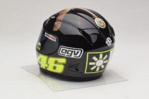 AGV Helm V. Rossi MotoGP Jerez Test 2007 Minichamps 1:2 327070046 Metall – Bild 3 von 7