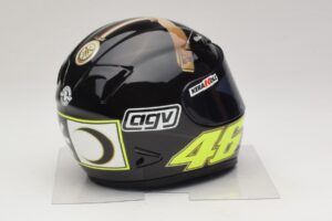 AGV Helm V. Rossi MotoGP Jerez Test 2007 Minichamps 1:2 327070046 Metall – Bild 4 von 7