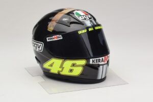 AGV Helm V. Rossi MotoGP Jerez Test 2007 Minichamps 1:2 327070046 Metall – Bild 5 von 7
