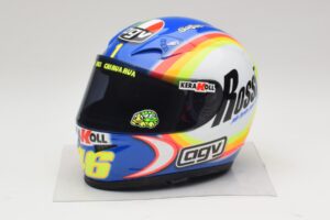 AGV Helm V. Rossi MotoGP Sepang 2005 Minichamps 1:2 AGV Helm V. Rossi MotoGP Sepang 2005 Minichamps 1:2 327050066 Metall