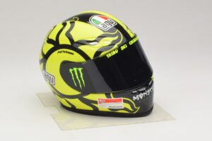 AGV Helm V. Rossi MotoGP Valencia Test 2009 Minichamps 1:2 327100066 Metall – Bild 5 von 7