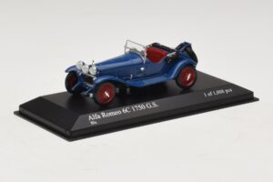 Alfa Romeo 6C 1750 G.S. Blau Minichamps 1:43 400120431 Metall – Bild 2 von 5