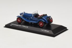 Alfa Romeo 6C 1750 G.S. Blau Minichamps 1:43 400120431 Metall – Bild 3 von 5