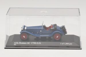 Alfa Romeo 6C 1750 G.S. Blau Minichamps 1:43 400120431 Metall – Bild 4 von 5