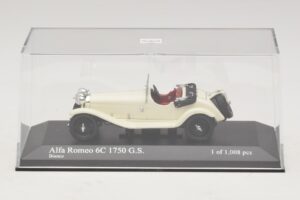 Alfa Romeo 6C 1750 G.S. Weiss Minichamps 1:43 400120430 Metall – Bild 4 von 5