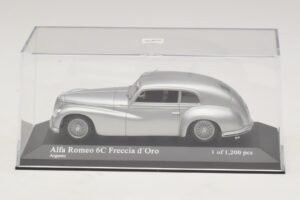 Alfa Romeo 6C 2500 Freccia d'Oro Silber Minichamps 1:43 400120480 Metall – Bild 4 von 5