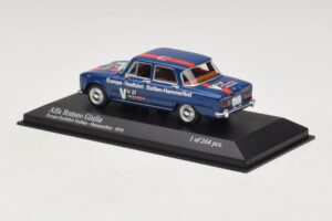 Alfa Romeo Giulia Europa-Testfahrt Sizilien-Hammerfest Minichamps 1:43 400120905 Metall – Bild 3 von 5