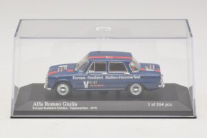 Alfa Romeo Giulia Europa-Testfahrt Sizilien-Hammerfest Minichamps 1:43 400120905 Metall – Bild 4 von 5