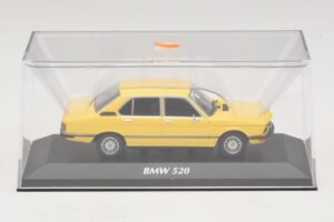 BMW 520 E12 Gelb Maxichamps 1:43 940023001 Metall – Bild 4 von 5