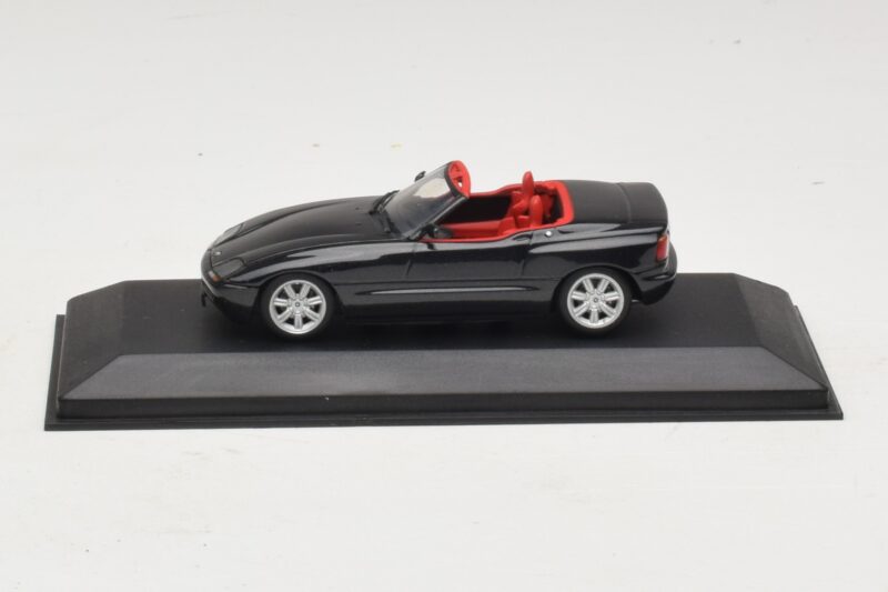 BMW Z1 Dunkelgrün Mit Rotem Interieur Minichamps 1:43 BMW021 Metall