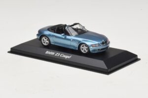 BMW Z3 Blau Maxichamps 1:43 940024331 Metall – Bild 3 von 5