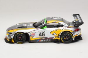 BMW Z4 GT3 #46 M. Palttala / L. Luhr 24 Hours of Spa Winner 2015 Minichamps 1:18 151152346 Metall – Bild 3 von 6