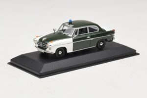 Borgward Isabella Polizei Frankfurt Minichamps 1:43 400096090 Metall – Bild 2 von 5