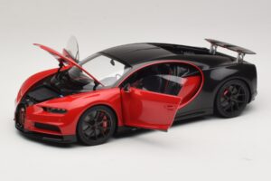 Bugatti Chiron Sport Italian Red & Carbon AUTOart 1:18 70996 Komposit – Bild 2 von 8