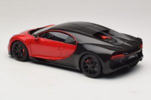 Bugatti Chiron Sport Italian Red & Carbon AUTOart 1:18 70996 Komposit – Bild 7 von 8