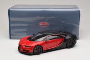 Bugatti Chiron Sport Italian Red & Carbon AUTOart 1:18 70996 Komposit – Bild 8 von 8